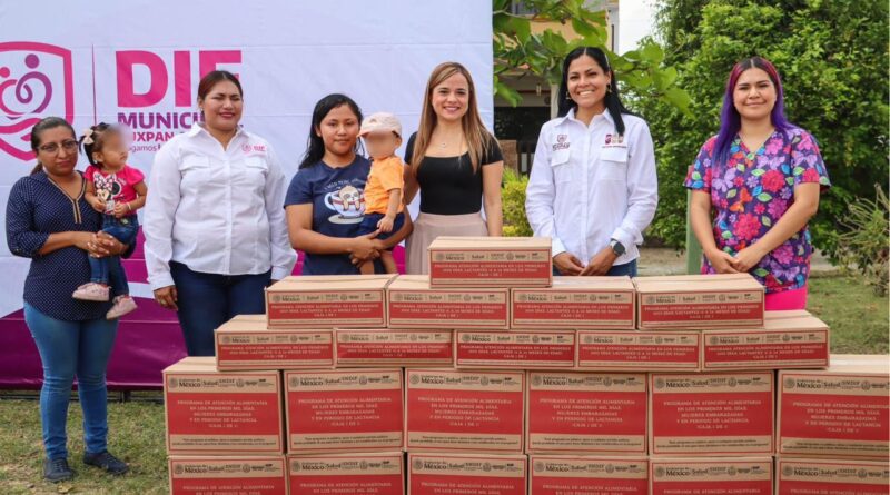 DIF Tuxpan fortalece el bienestar de la primera infancia con entrega de apoyos del programa “Mil Días”